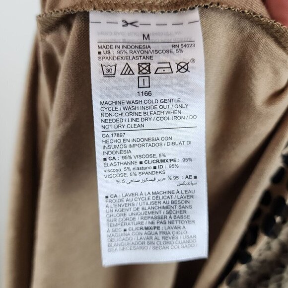 Old Navy Maternity dress size M animal print knot - front New - Picture 8 of 10